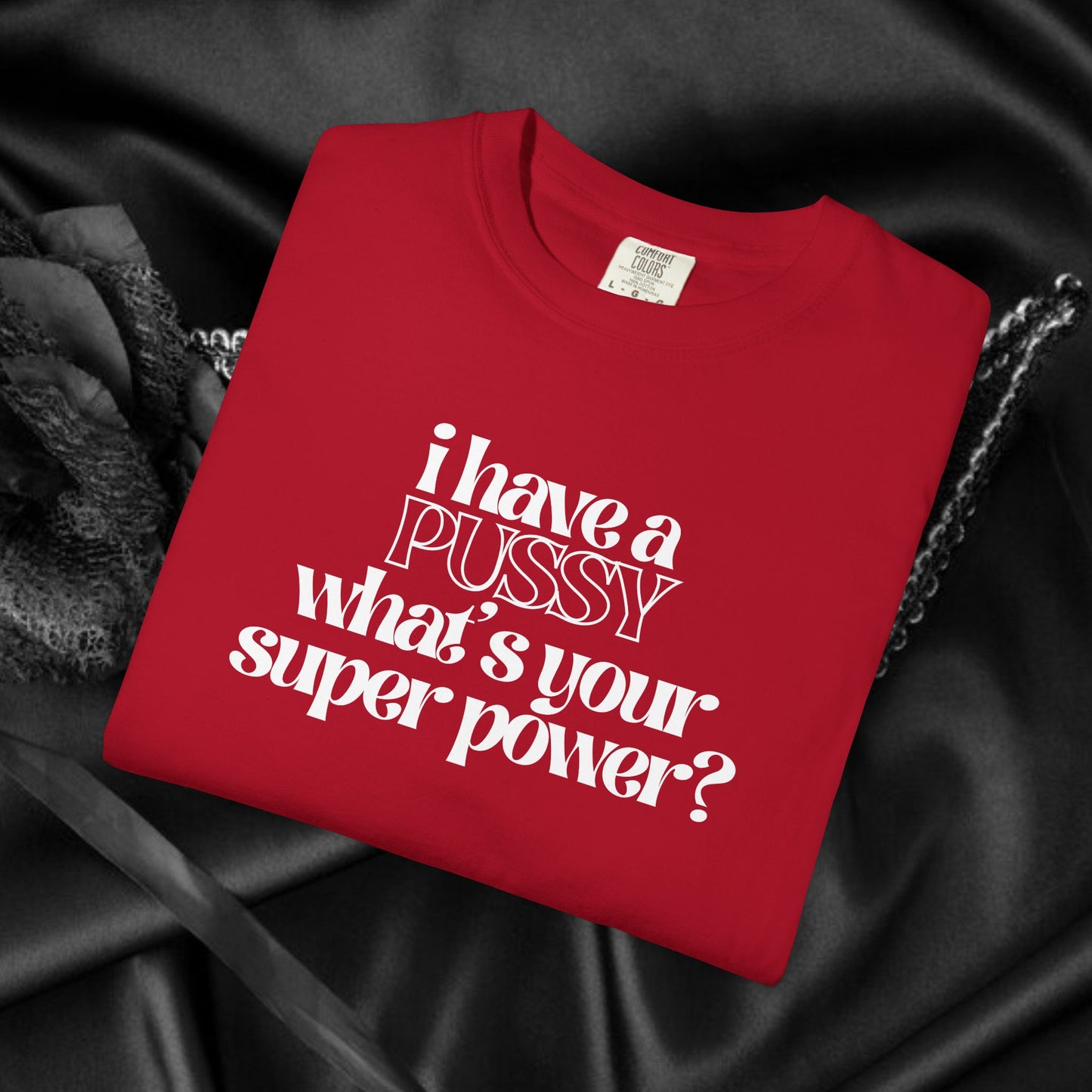 I have a p*ssy what's your superpower, vagina power, p*ssy power fun ladies tee dirty tops