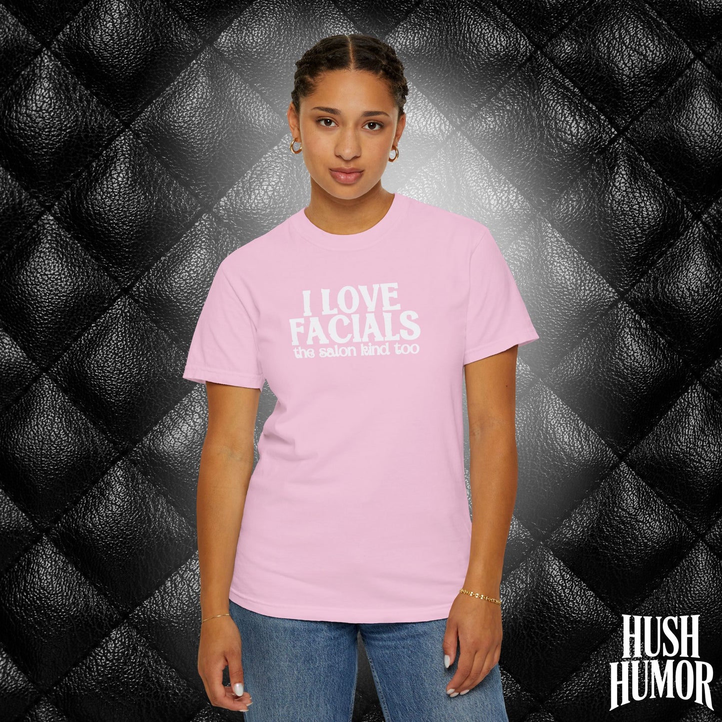I Love Facials | Offensive Graphic Shirt for Naughty Gag Gift Exchanges
