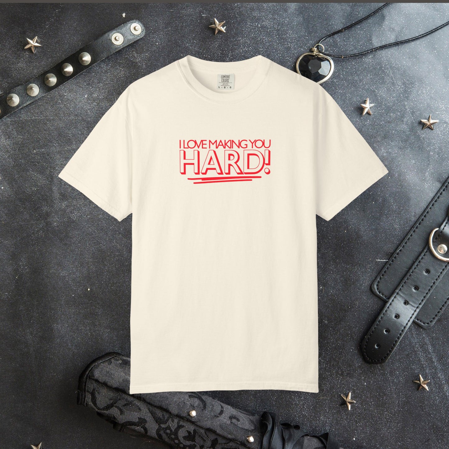 I Love Making You Hard Naughty Girl Sexy T-Shirt, Hot Wife nsfw top, Inappropriate but Fun Summer Apparel