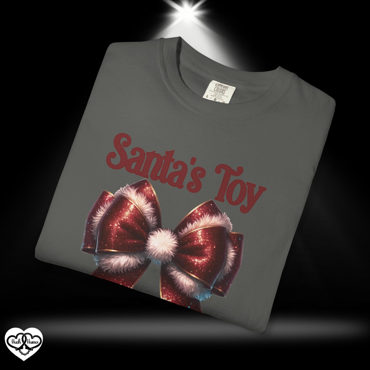 Santa’s Toy Favorite Christmas Party Suggestive Tee – Funny Adult NSFW Holiday Party T-Shirt