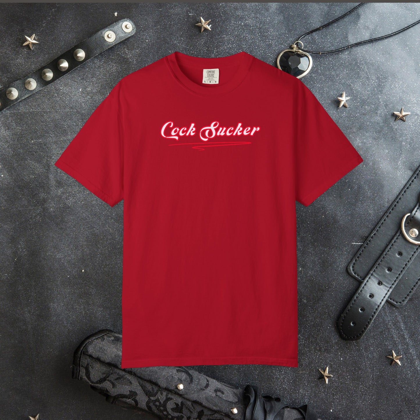 Naughty Girl Sex T-Shirt – Sexy Offensive Ladies Comfort Colors C*ck Sucker Tee, Hot Wife NSFW Party Shirt
