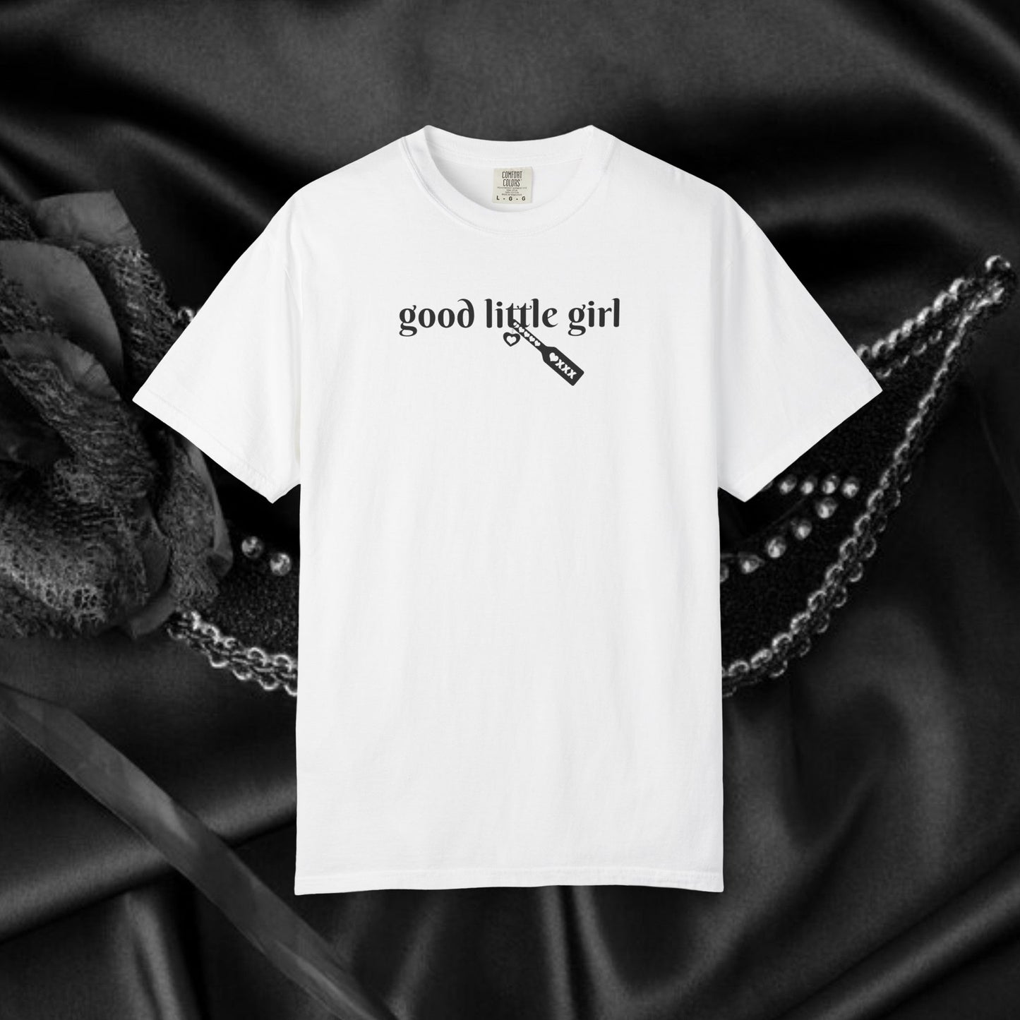Submissive good little girl T-shirt, BDSM DomSub Wife Gift, Comfort Color Tee, Good Little Girl Shirt, BDSM Submissive Wife Shirt