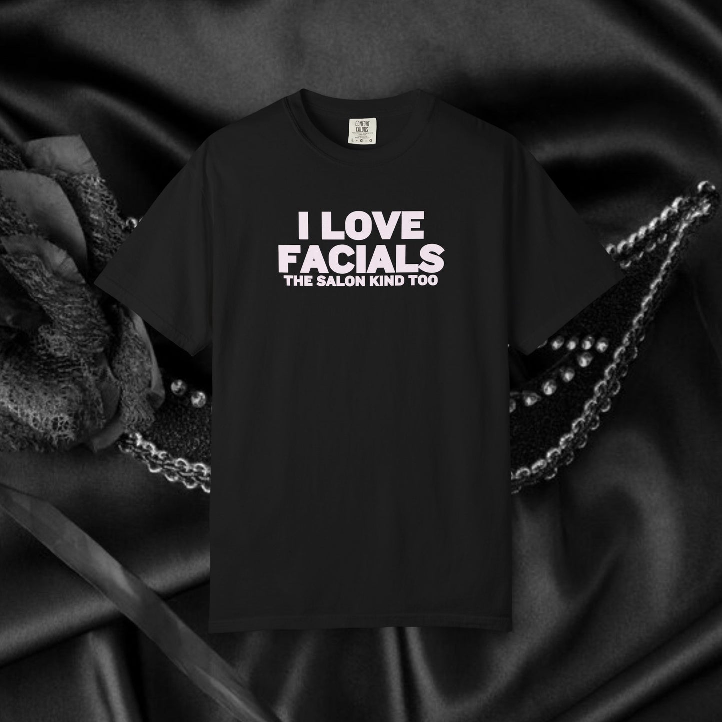 I Love Facials Funny Tee, Female Dom Blow Job Shirt, NSFW Inappropriate, Offensive Shirt, Female