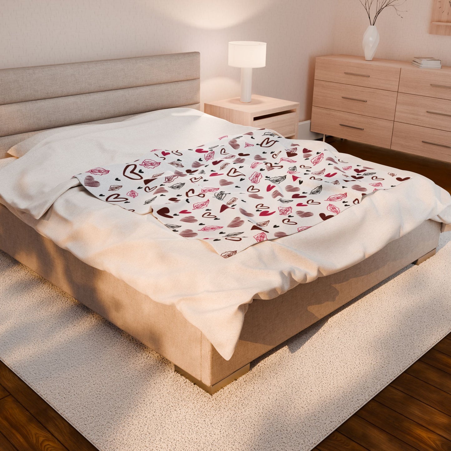 Vagina Blanket, Female Sex Feminist, Lesbian Bachelorette Gift, Body Positive Women, Feminist Blanket, Vagina Throw Blanket,
