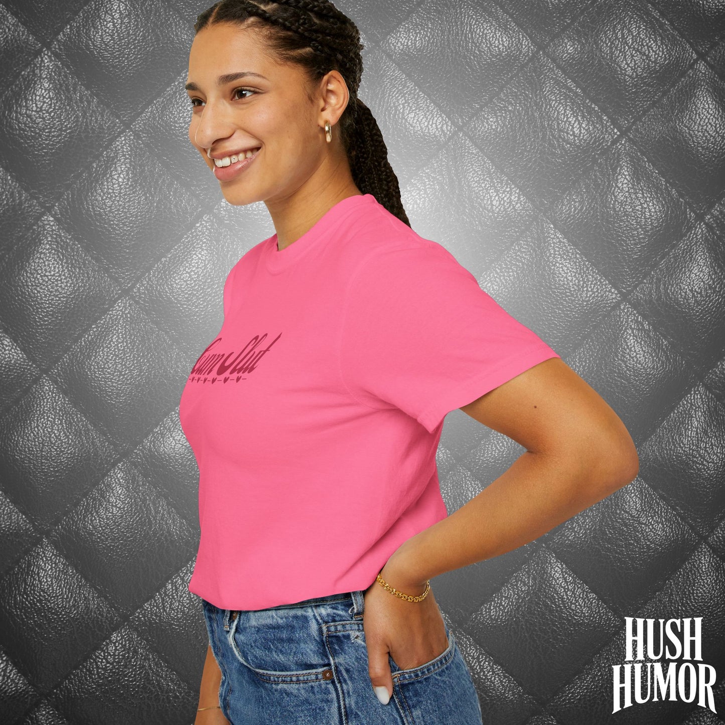 C*m Slut Funny T-Shirt | Offensive Adult Humor Tee | NSFW Party Girl Gift