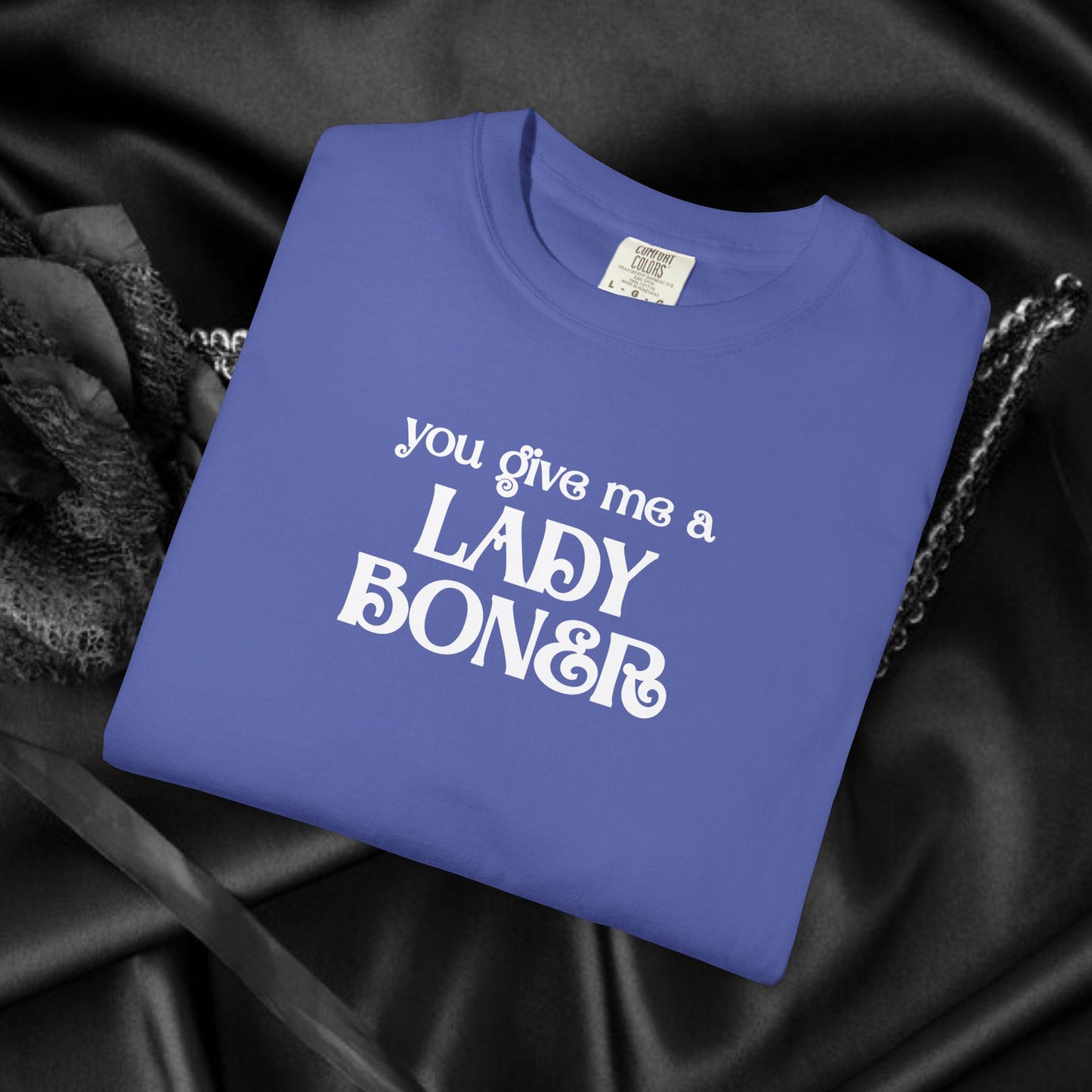 You Give Me a Lady Boner Funny Sex Shirt – Offensive NSFW Tee, Inappropriate Women’s Top, Shocking Party Apparel