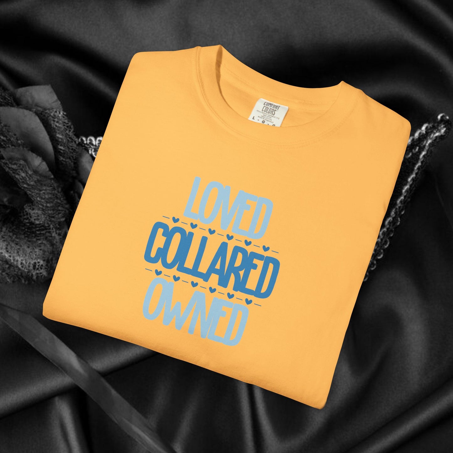 Submissive T-shirt, Loved Collared Owned Tee, Submissive Wife Gift