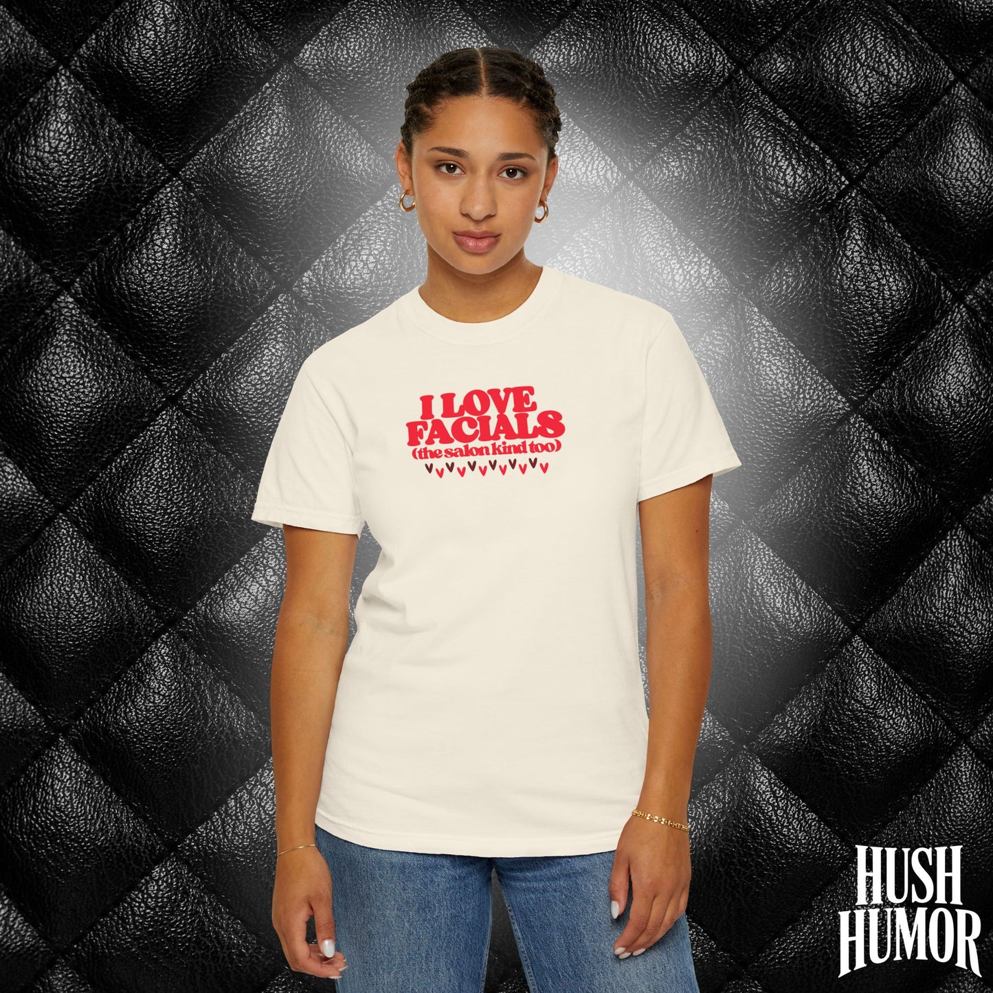 I Love Facials | Funny NSFW Blow Job Tee for Bold Adult Humor