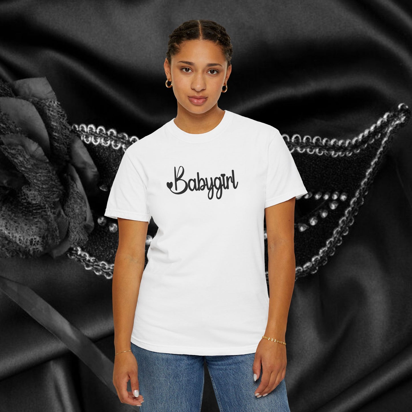 Babygirl DDLG T-shirt, Unisex Garment-Dyed Tee, Yes Daddy, Tumblr Hipster Trending Fun Party Shirt