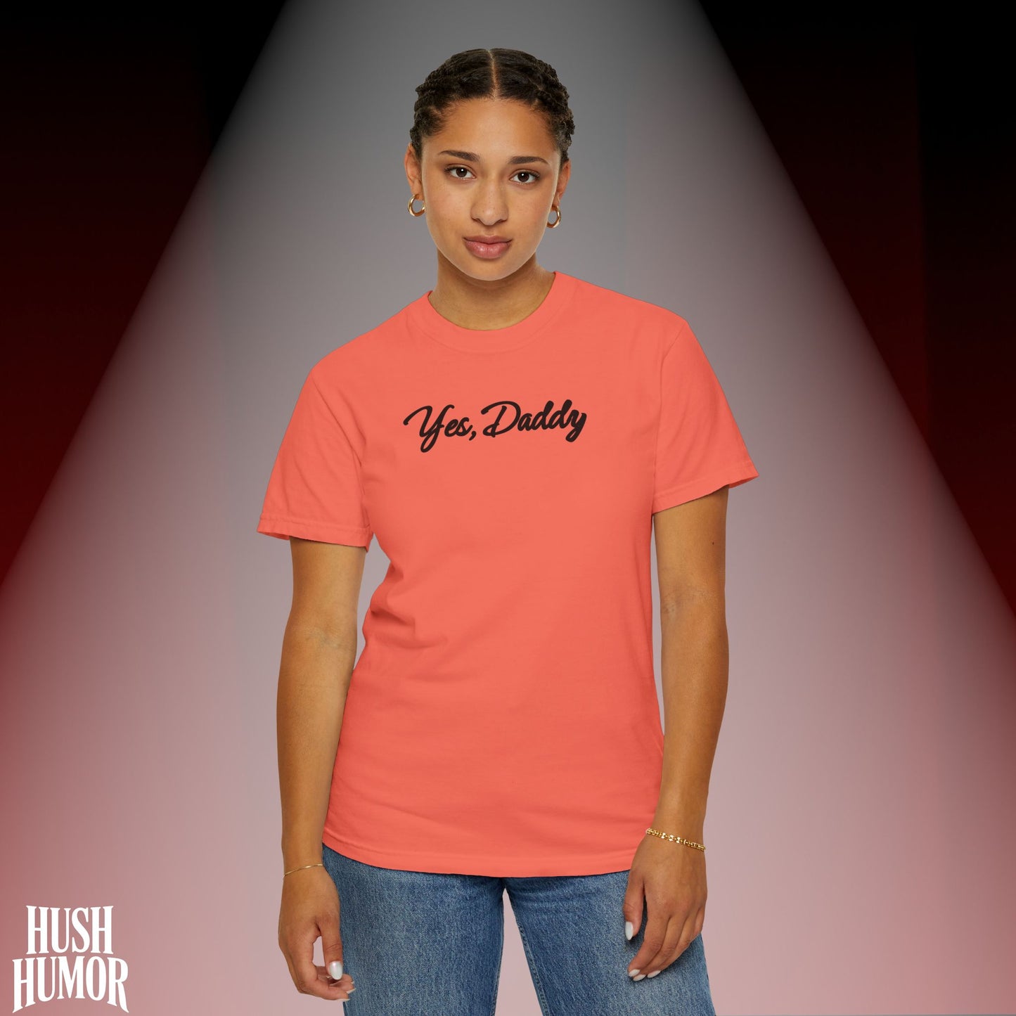 Yes Daddy Shirt – Submissive Wife T-Shirt, Naughty BDSM Graphic Tee for Women, NSFW Dirty Sex Shirt, Offensive Inappropriate Couple Party Shirt
