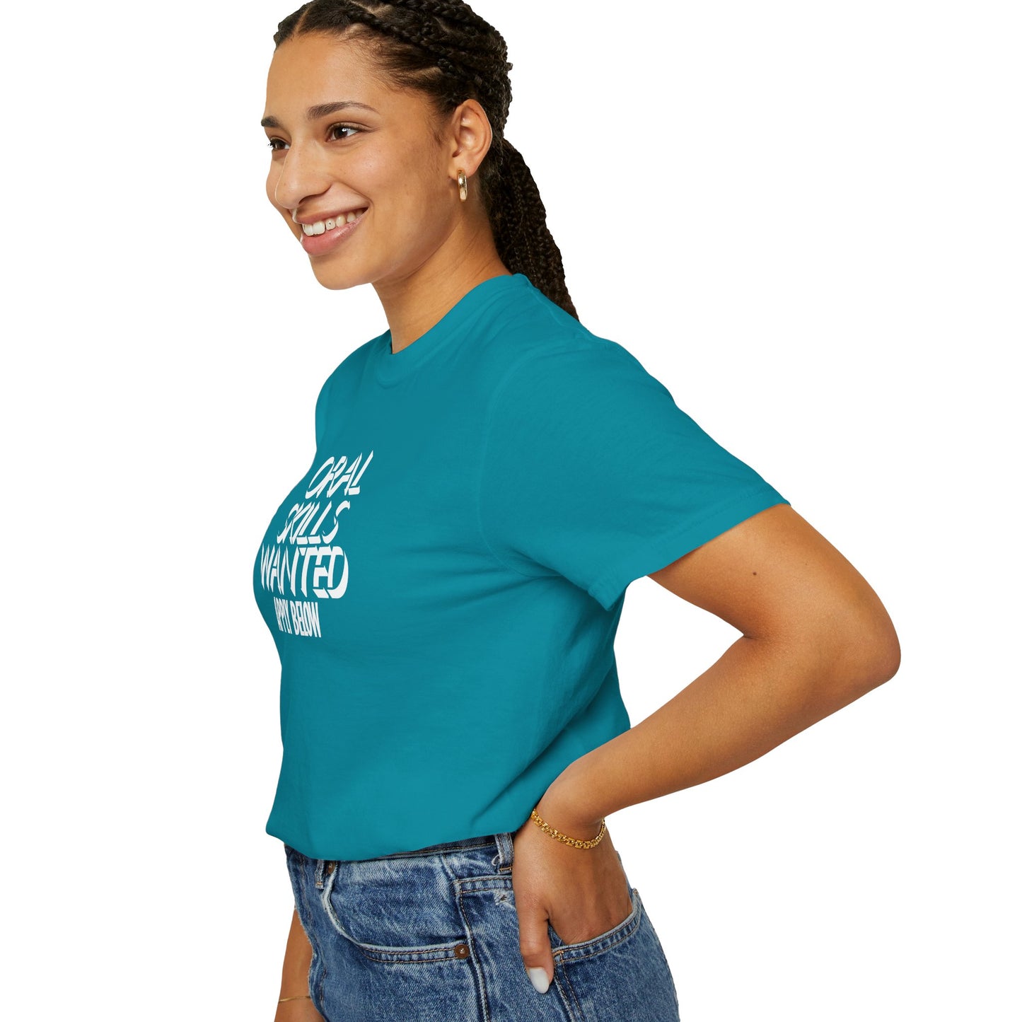 Funny Graphic Tee – Oral Skills Wanted Apply Below Unisex T-Shirt, Naughty NSFW Adult Humor Gift