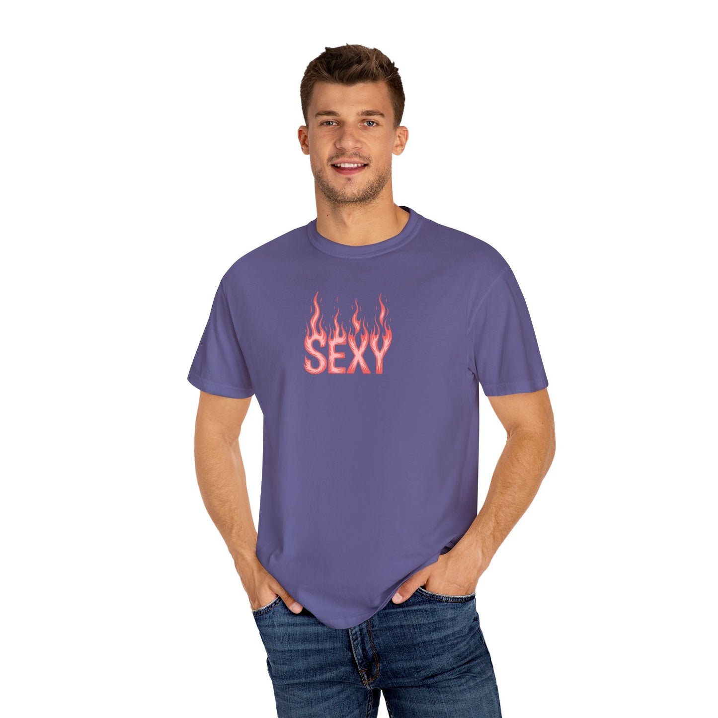 SEXY Flame T-Shirt | Bold Graphic Tee for Women | Naughty Comfort Colors Shirt | Hot Girl Summer Shirt | Edgy Festival Apparel