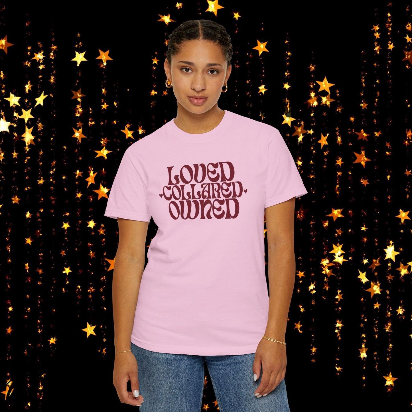 Loved Collared Owned Submissive T-shirt, BDSM themed Kinky Tee, Submissive Wife Gift, BDSM Apparel