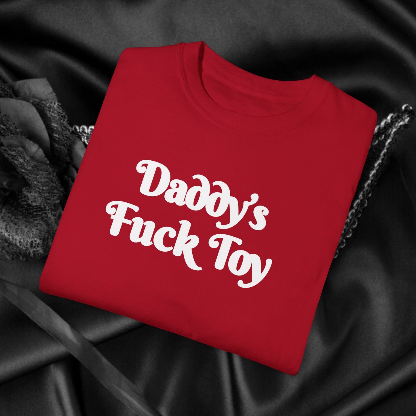 Kinky Submissive Apparel, DDLG Tee, Daddy's F*ck BDSM tee for Adult Play Wear