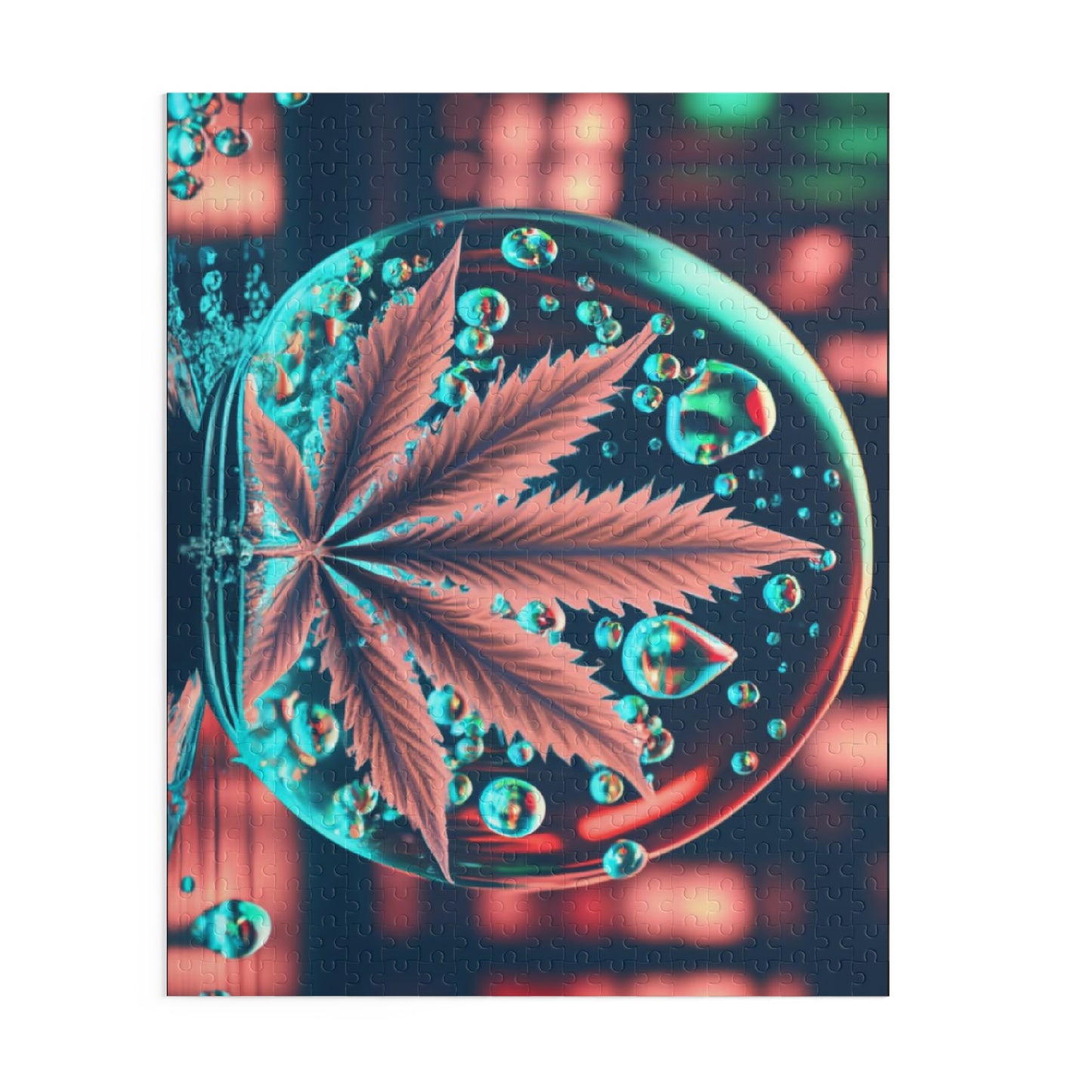 Crystal Drop Puzzle – Bold Glass Orb Jigsaw puzzle for those who like to just chill gift