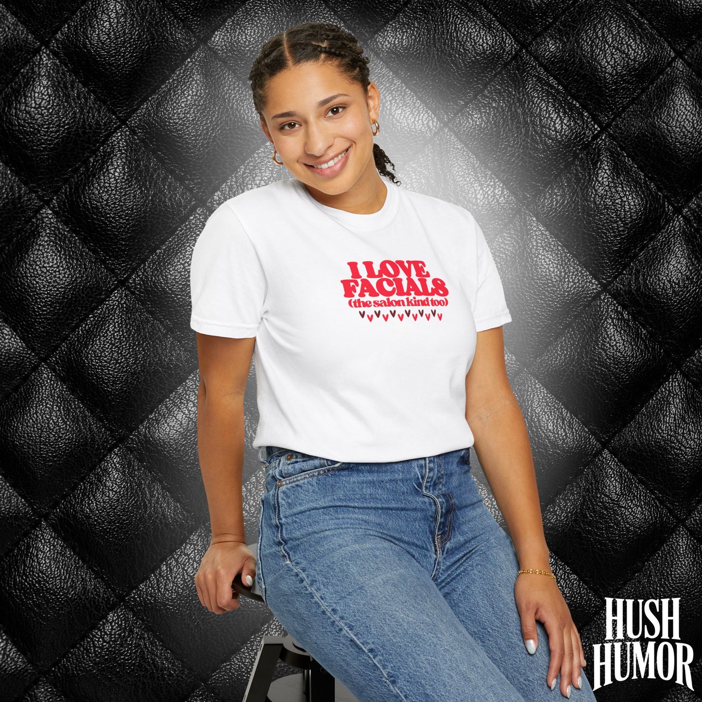I Love Facials | Funny NSFW Blow Job Tee for Bold Adult Humor