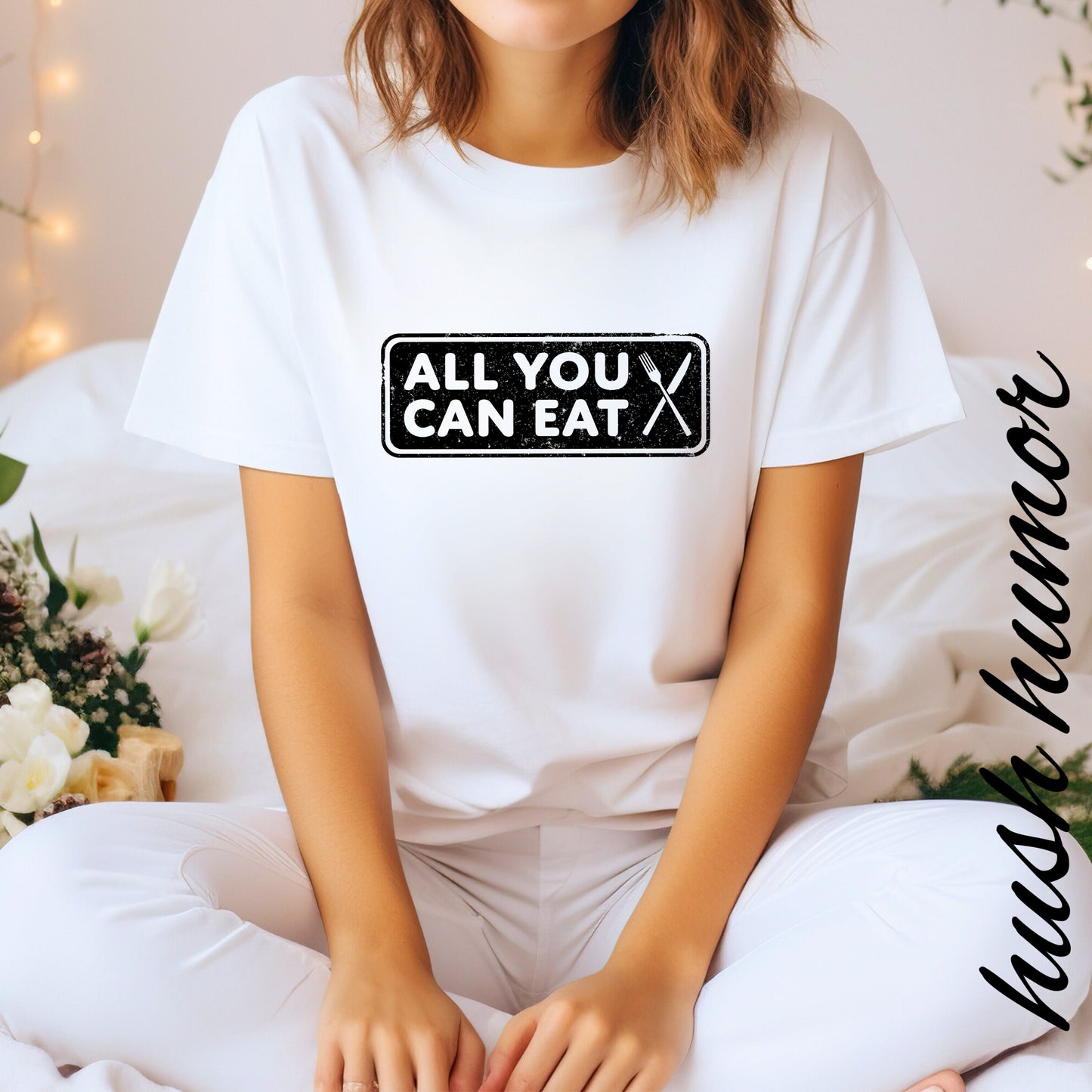 All You Can Eat Naughty Girl Comfort Colors Tee | Dirty Gift for Her | NSFW Hot Wife Shirt