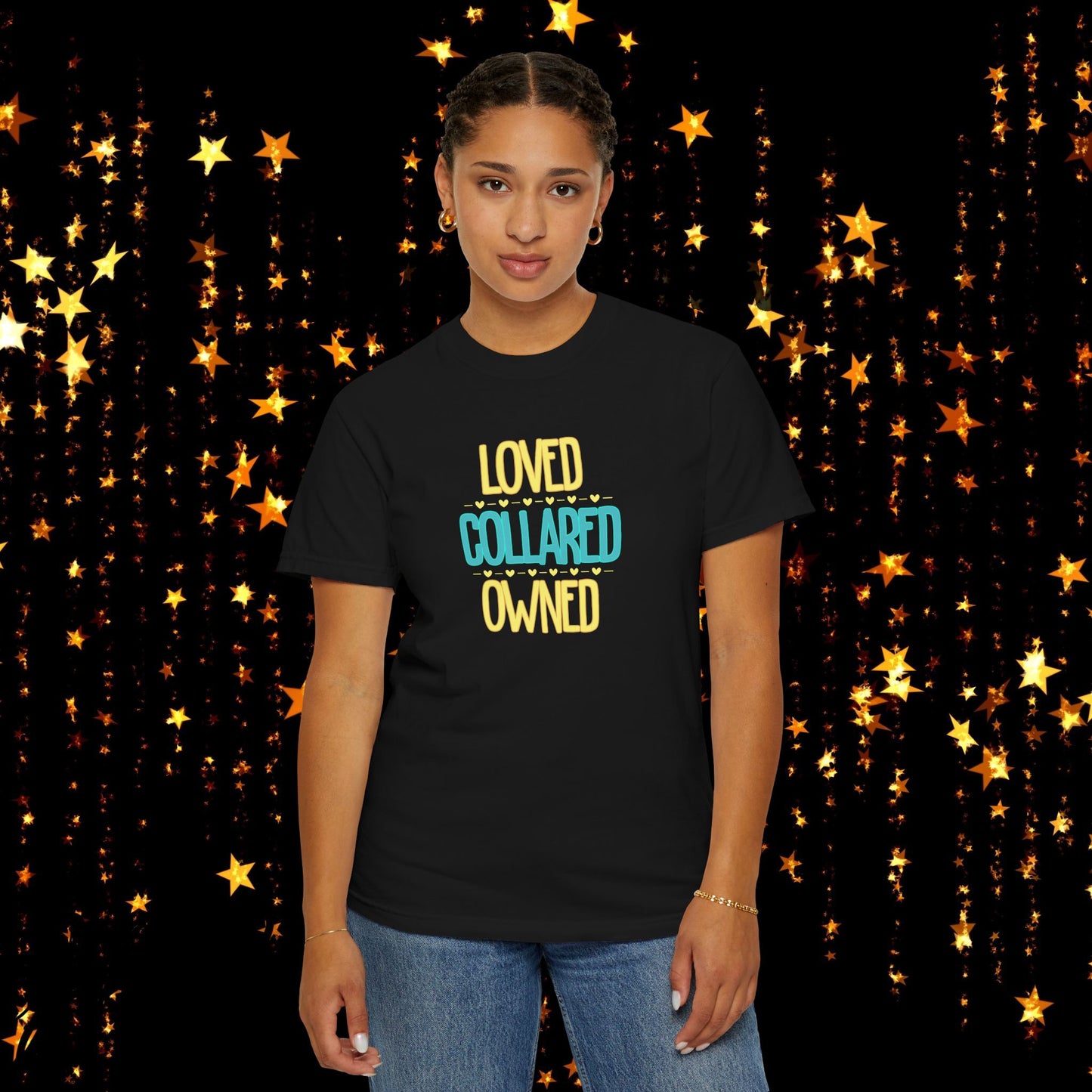 BDSM apparel Submissive tee Loved Collared Owned T-shirt, Kinky Tee