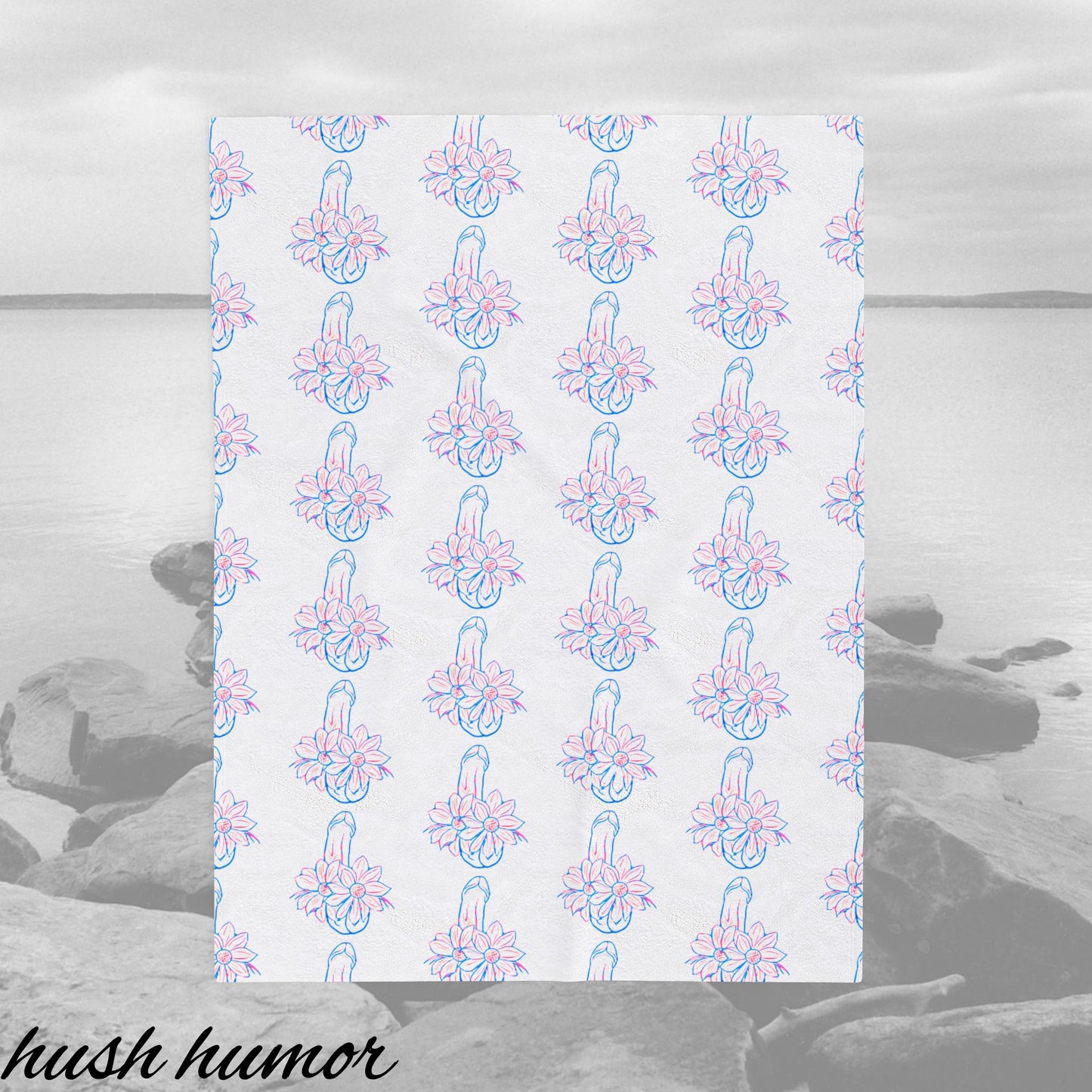 Pretty Penis Blanket Fun Adult Cozy Gift Penis blanket gag gift Soft Naughty Dong Throw Rude C*ck Blanket, Fun Velveteen Plush Blanket