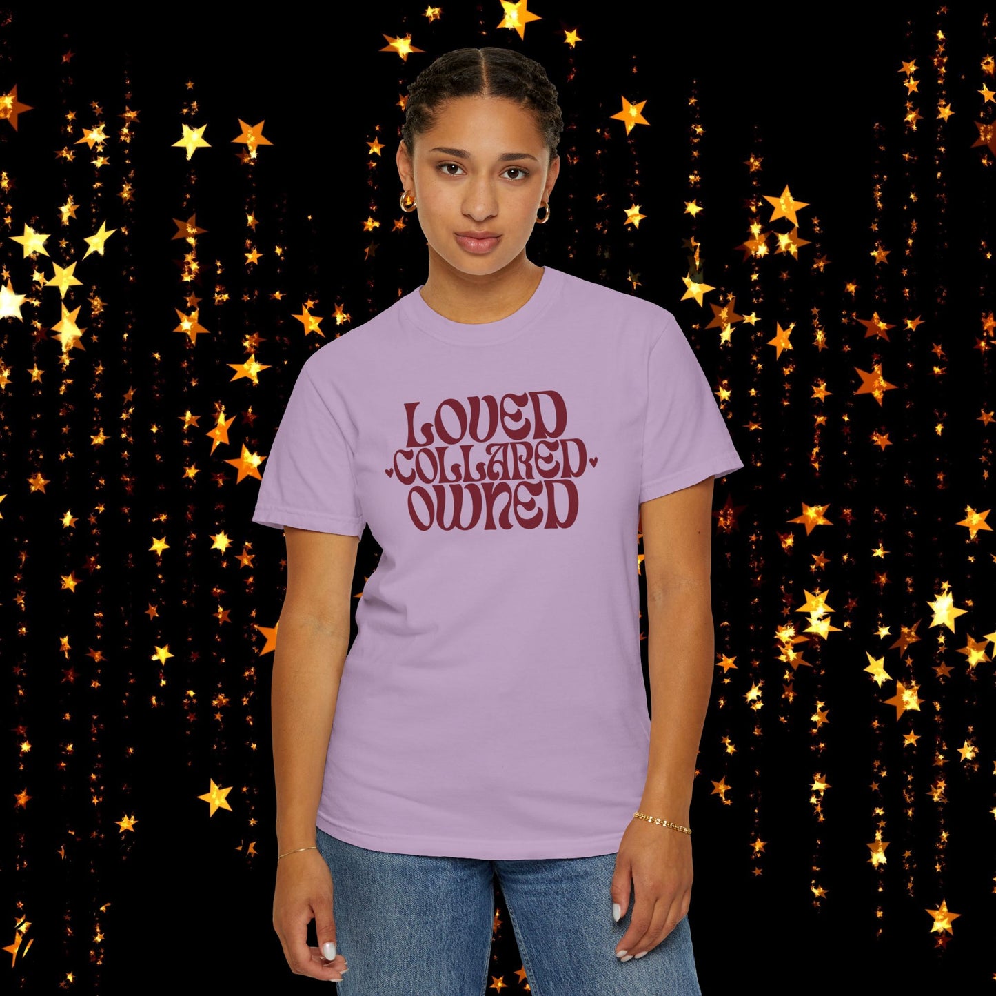 Loved Collared Owned Submissive T-shirt, BDSM themed Kinky Tee, Submissive Wife Gift, BDSM Apparel