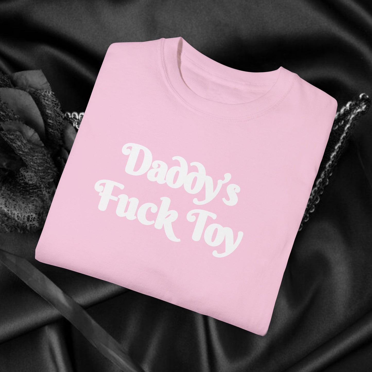 Kinky Submissive Apparel, DDLG Tee, Daddy's F*ck BDSM tee for Adult Play Wear