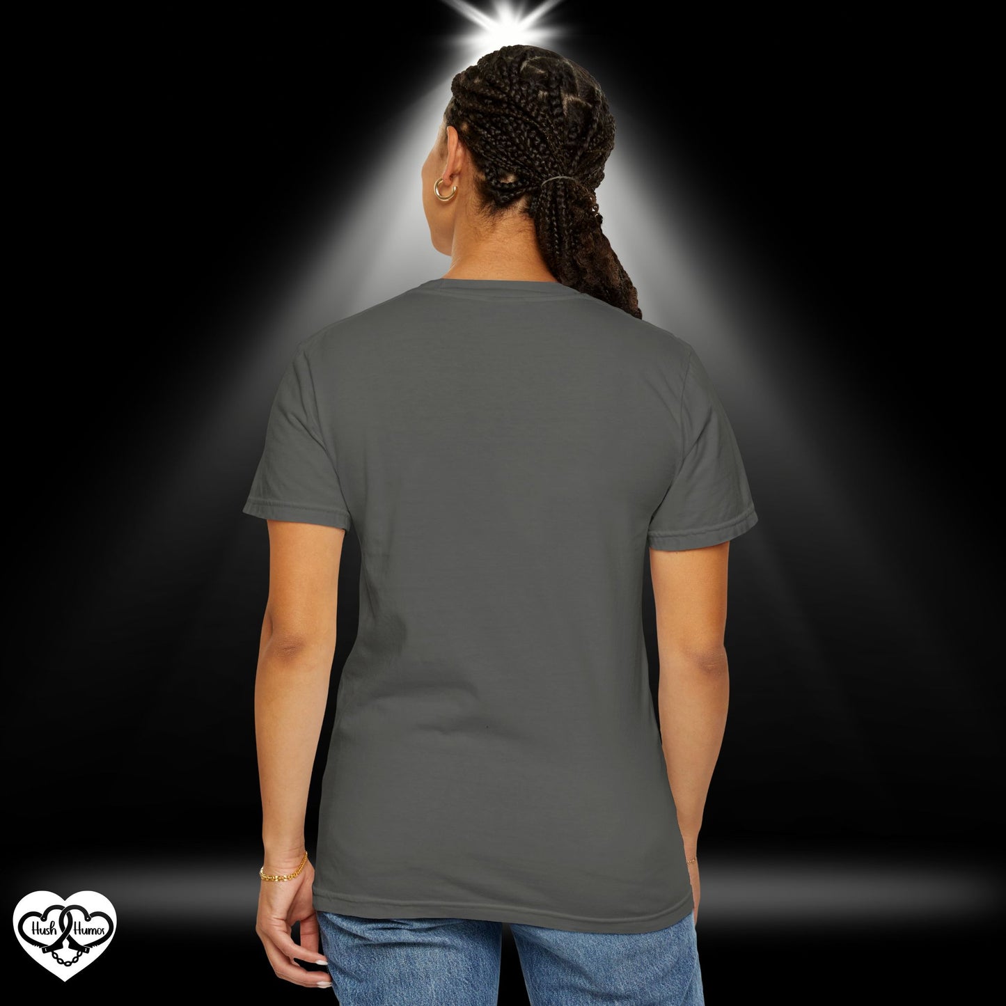 I'm Too Naughty to Say No – Dirty Comfort Colors T-Shirt, Submissive Tease Shirt, NSFW Adult Humor Gift for Kinky Wife or Bratty Girl