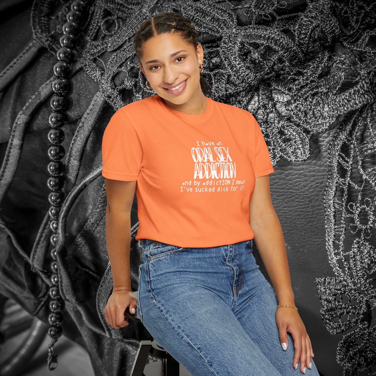 Funny Oral Sex Addiction Unisex T-shirt