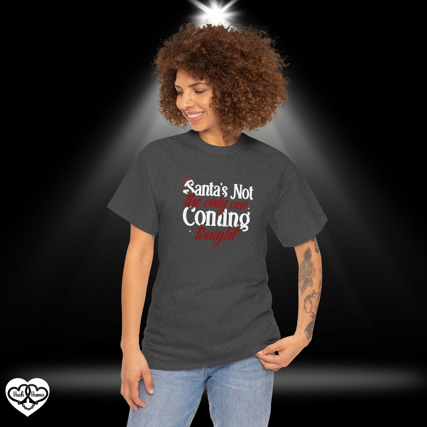 Santa’s Not the Only One Coming Tonight Shirt – Naughty Christmas Tee for Adults, Funny Holiday Party Shirt, Sexy Xmas Gift