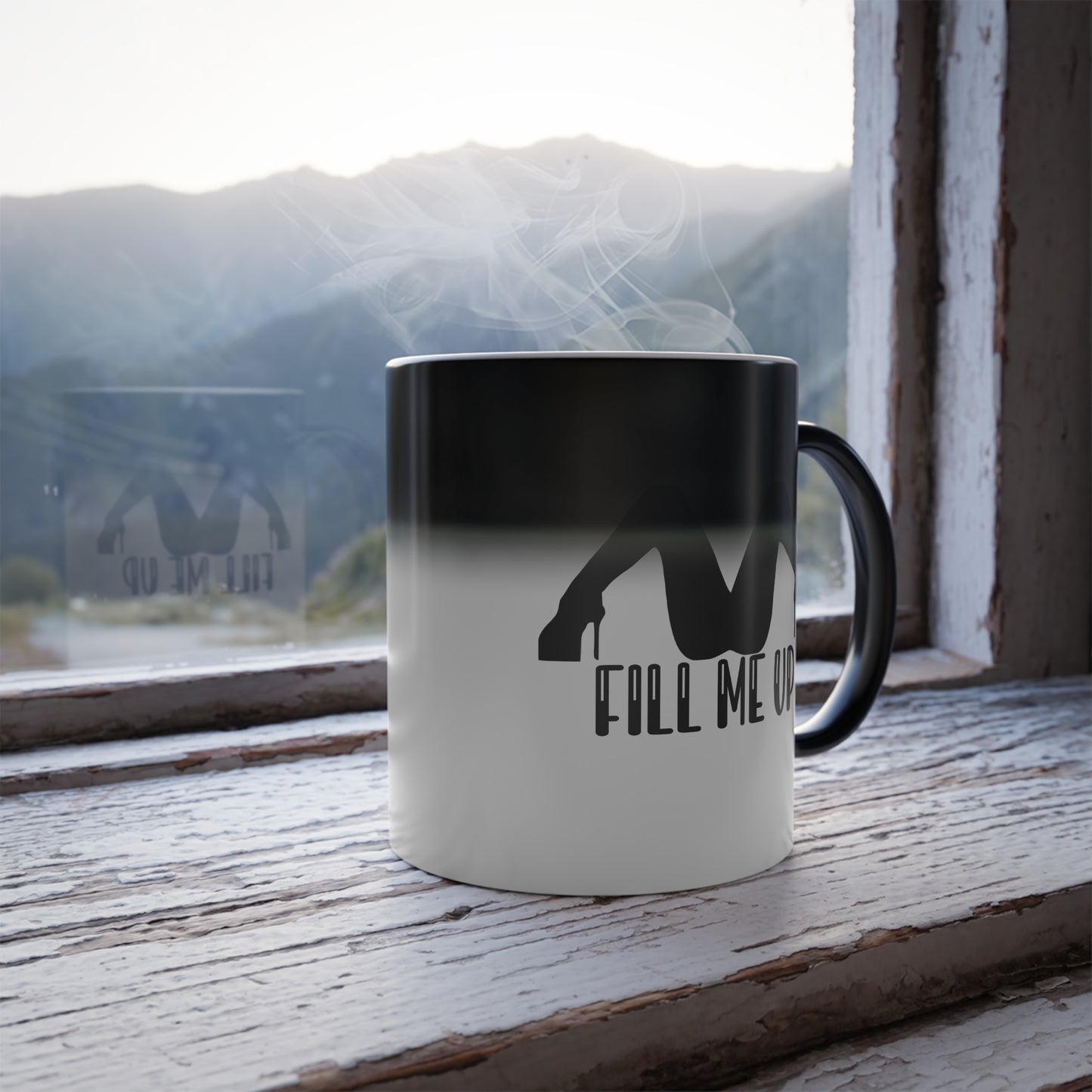 Fill Me Up Color Morphing Mug – Naughty Heat Reveal Gag Gift for Her