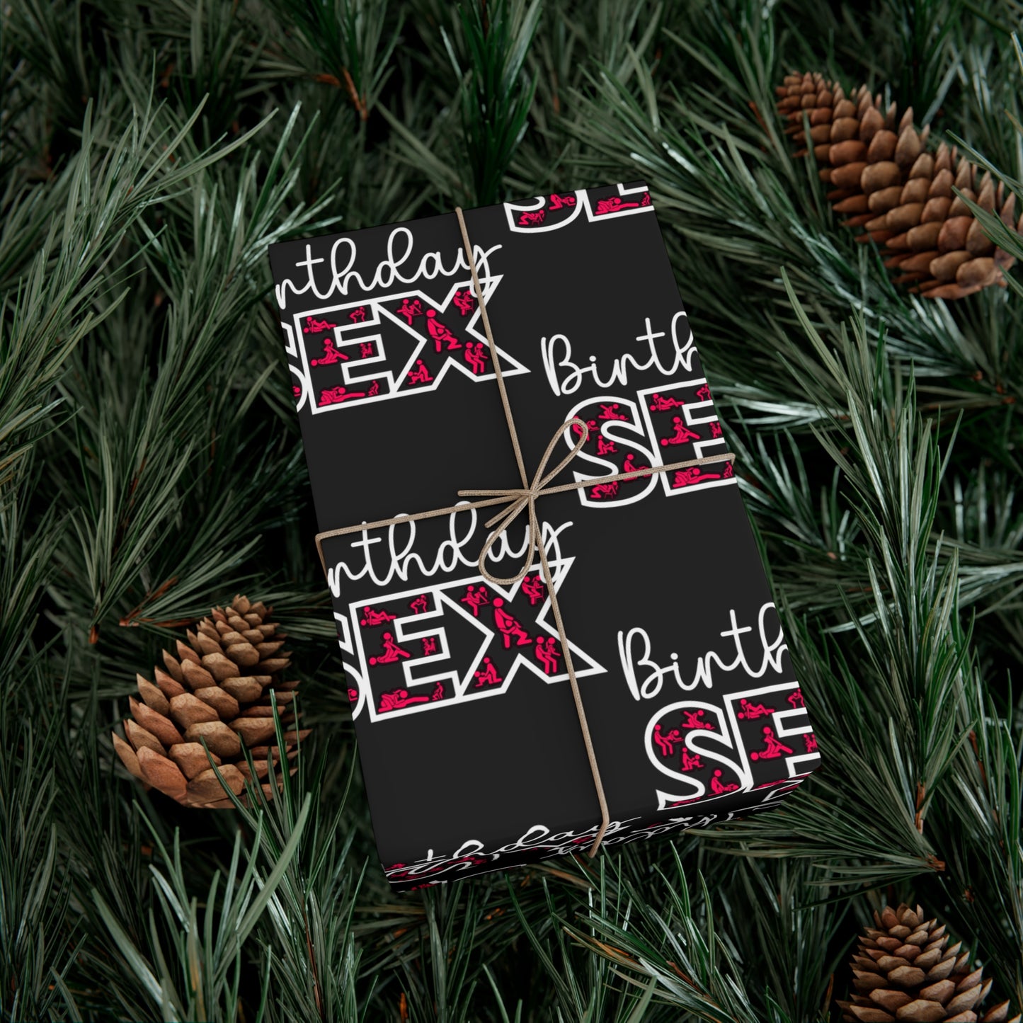 Birthdy Sex Wrapping Paper Adult Birthday Decor, Funny Gift Wrap, Unique Wrapping Paper, special occasions