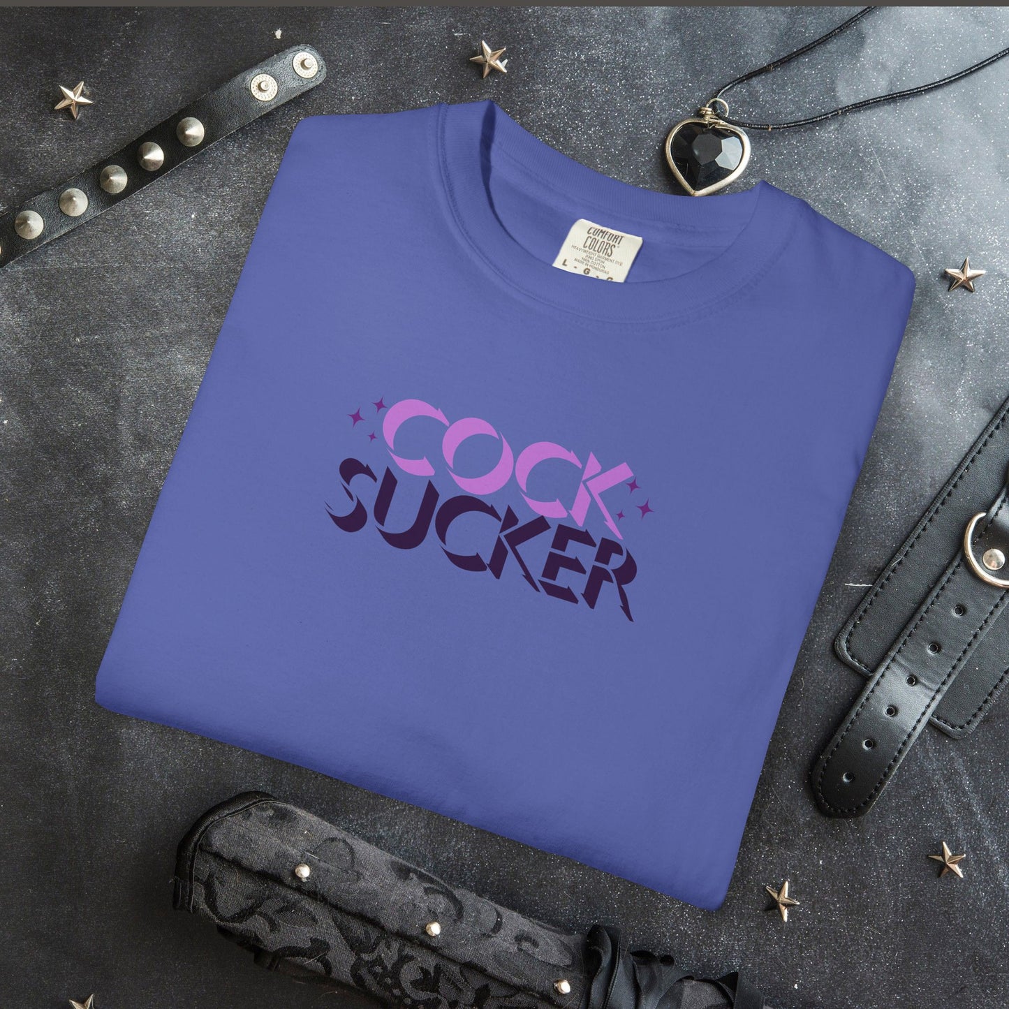 Naughty Girl Sex T-Shirt – Sexy Offensive Ladies Comfort Colors C0ck Sucker Tee, Hot Wife NSFW Shirt