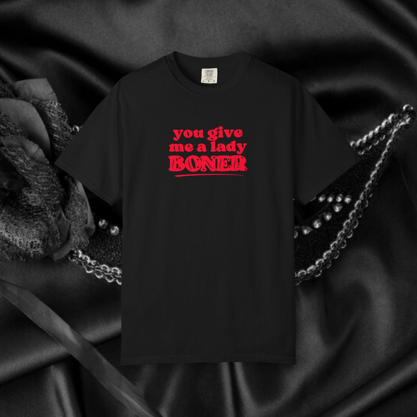 FEMdom T-Shirt, BDSM Lifestyle, Naughty Summer Party Tee, Funny Saying tshirt you give me a lady boner dirty gift for hot wife