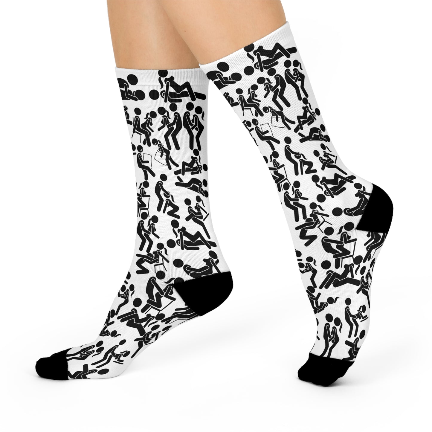 Cheeky Funny Sex Position Socks – Naughty Valentine’s Day Gift, Novelty Rude Humor for Adults
