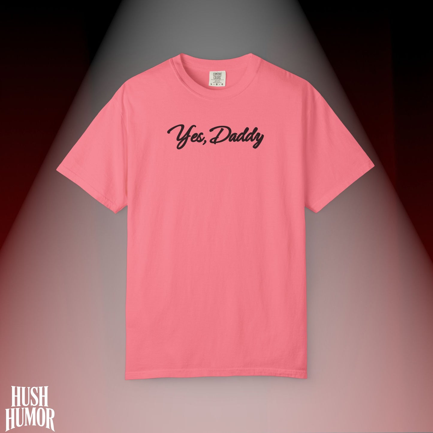Yes Daddy Shirt – Submissive Wife T-Shirt, Naughty BDSM Graphic Tee for Women, NSFW Dirty Sex Shirt, Offensive Inappropriate Couple Party Shirt