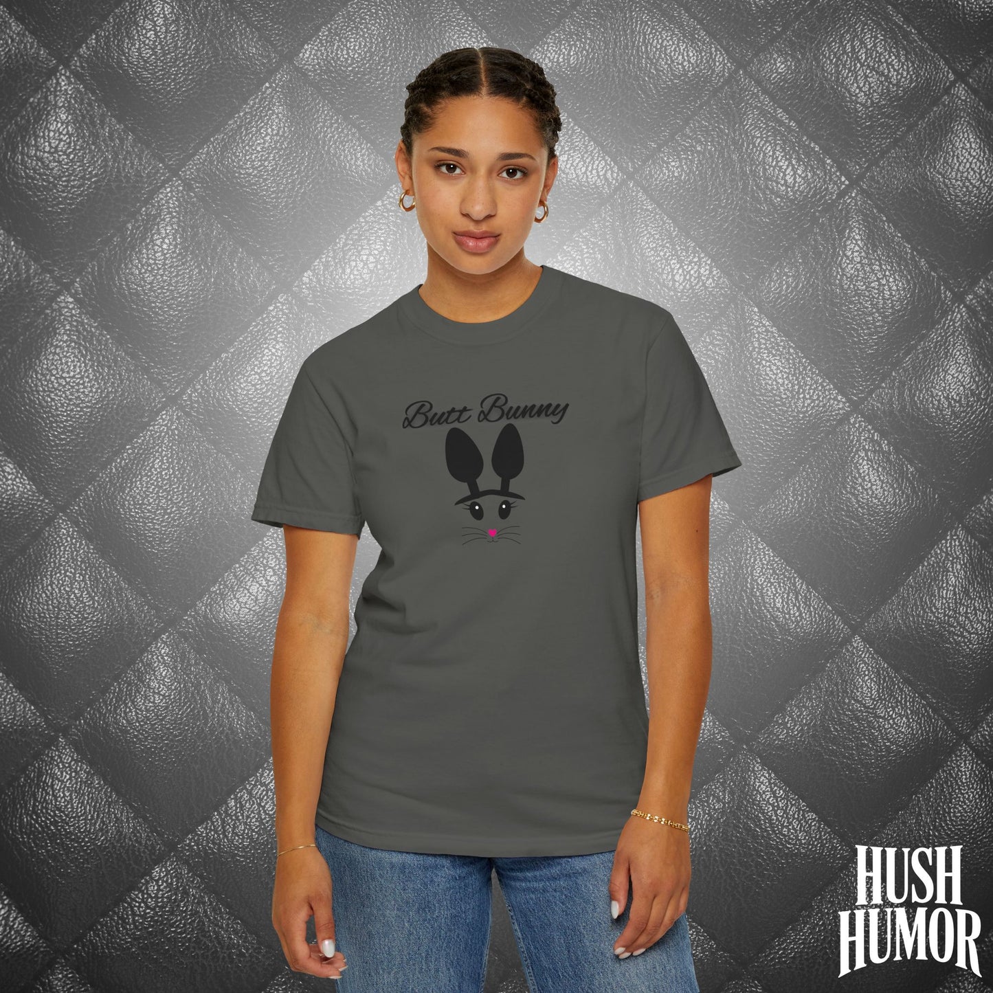Butt Bunny Naughty Shirt – Funny Adult Humor Tee, Inappropriate Comfort Colors Sexy Wife Gift