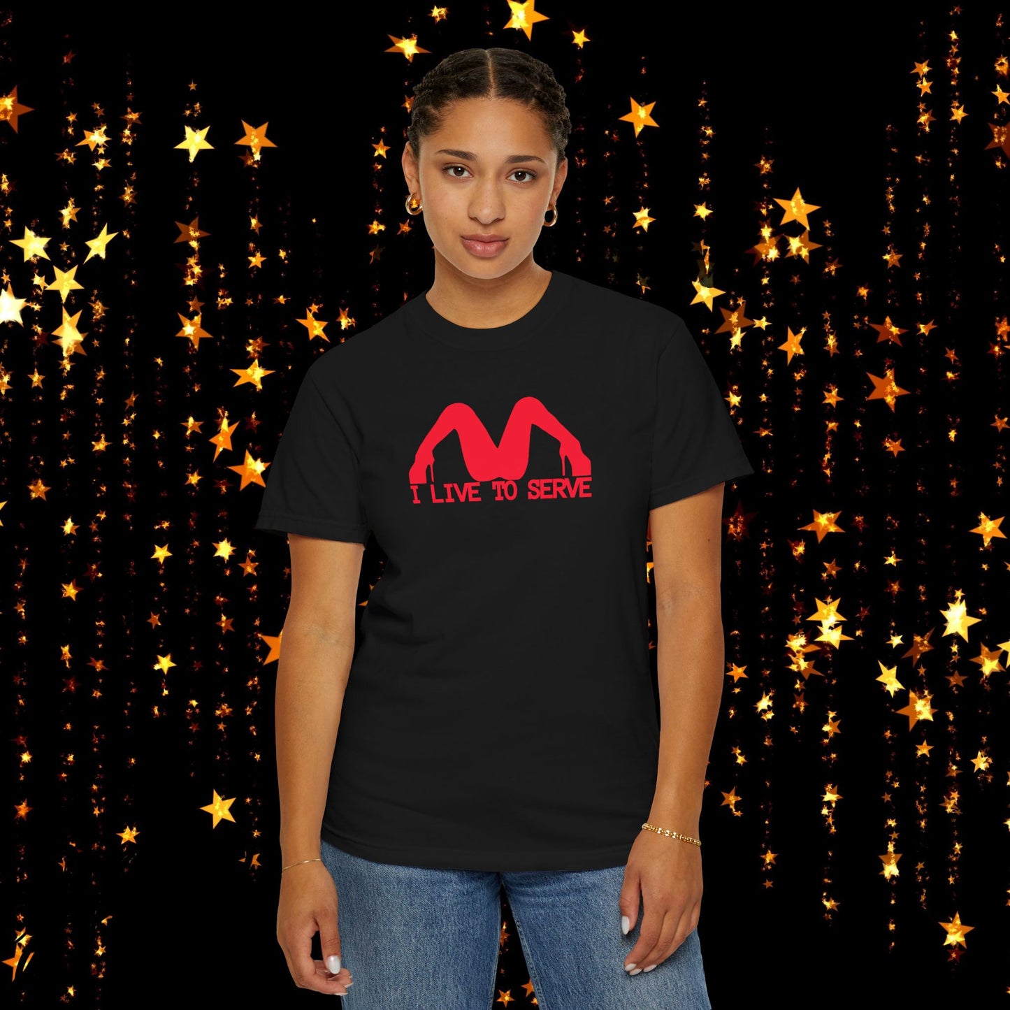 I Live to Serve Shirt – Naughty Sub Rebel Tee for Sassy Kinky Women