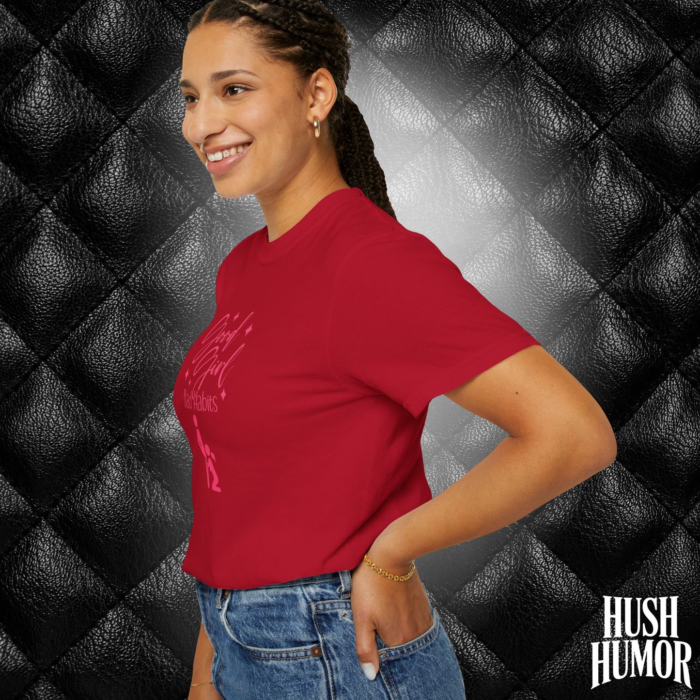 Good Girl Bad Habits Shirt – Funny Oral Sex Graphic Tee for Naughty Wife