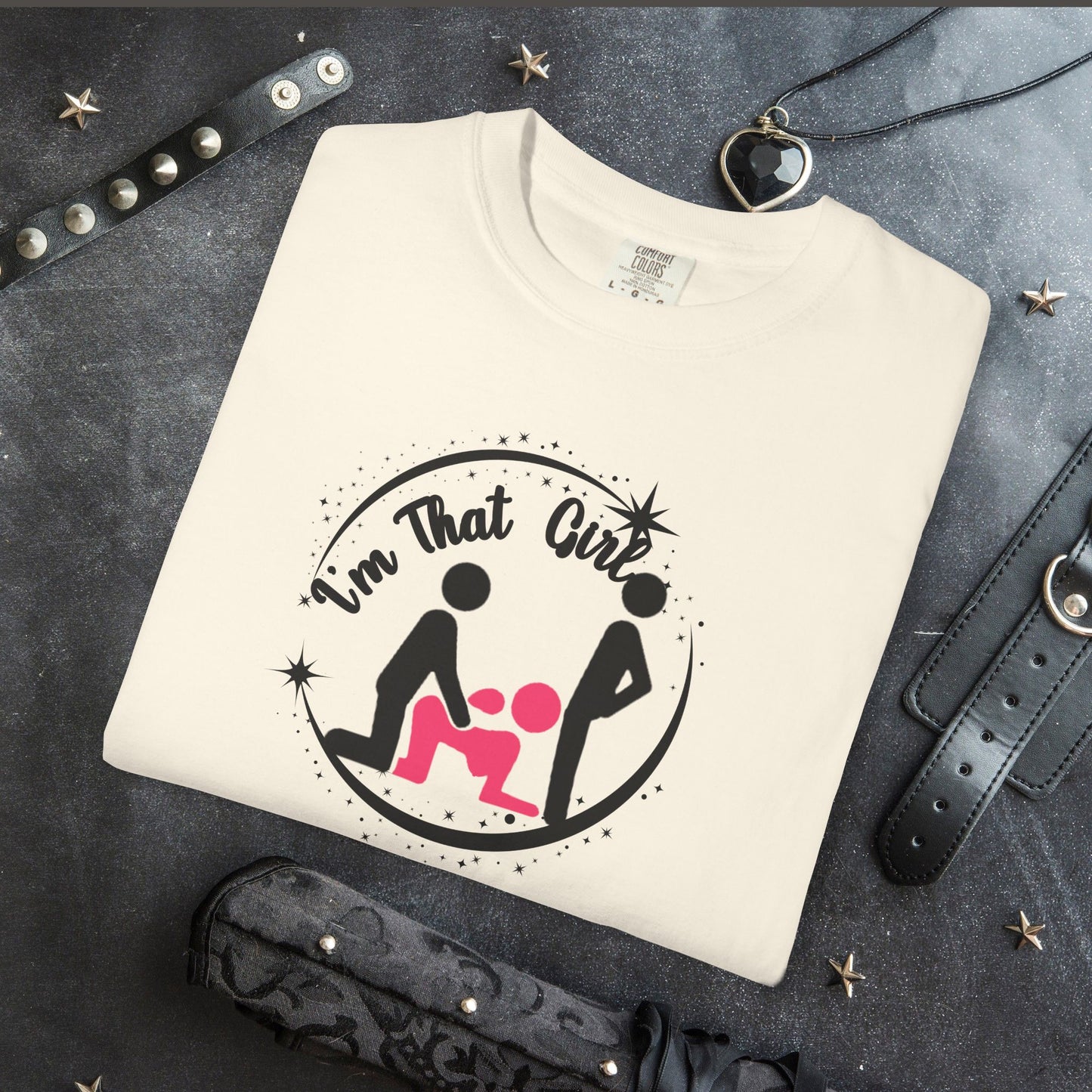 Funny Threesome Tee – Naughty Women’s Adult Humor T-Shirt, Sassy Offensive Meme Top, I’m That Girl Summer Party Shirt