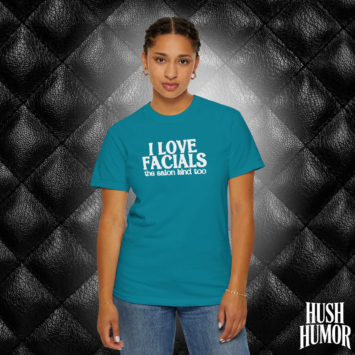 I Love Facials | Offensive Graphic Shirt for Naughty Gag Gift Exchanges