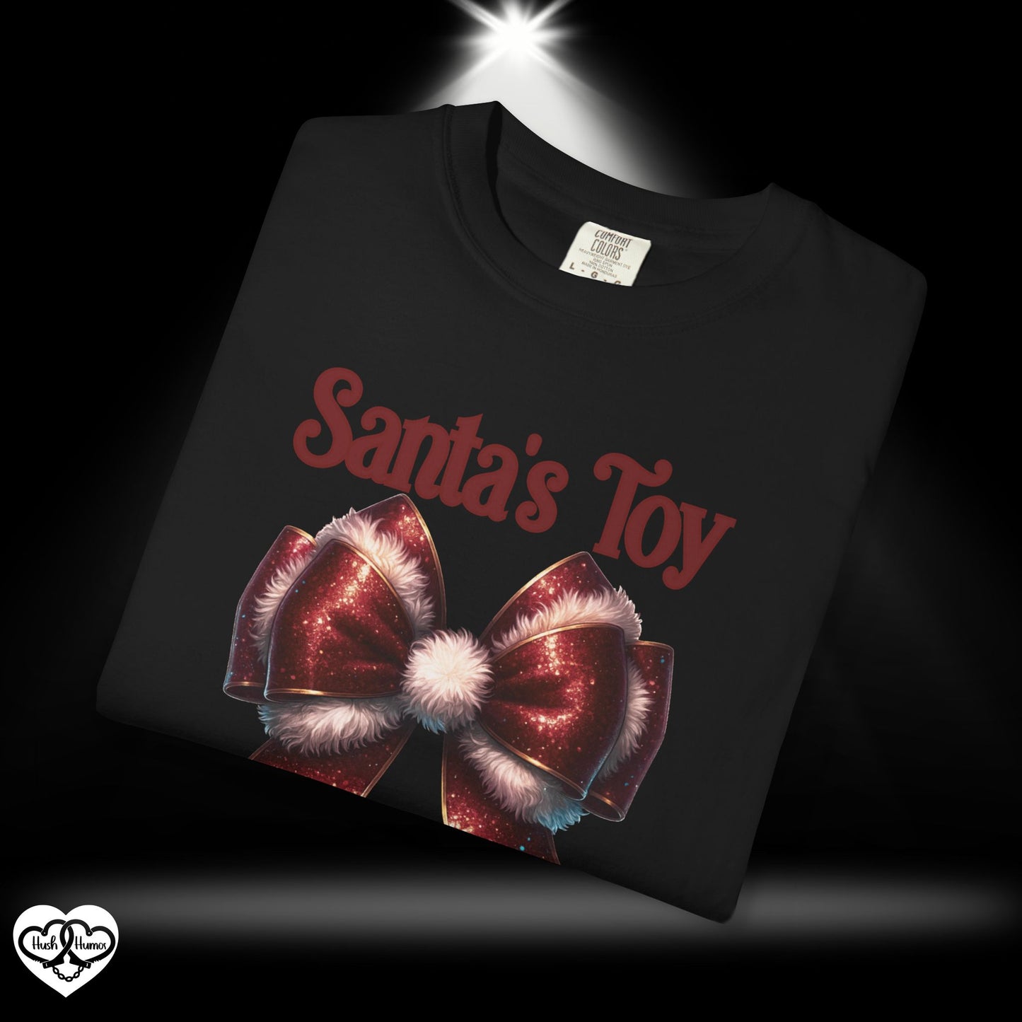 Santa’s Toy Favorite Christmas Party Suggestive Tee – Funny Adult NSFW Holiday Party T-Shirt