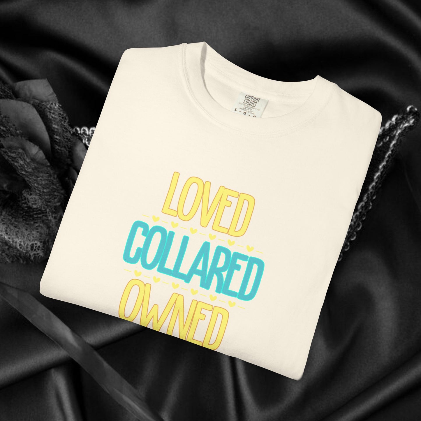 BDSM apparel Submissive tee Loved Collared Owned T-shirt, Kinky Tee
