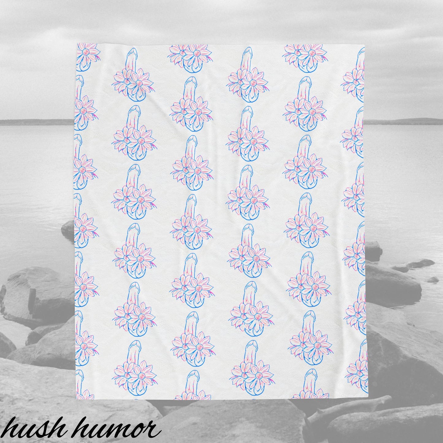 Pretty Penis Blanket Fun Adult Cozy Gift Penis blanket gag gift Soft Naughty Dong Throw Rude C*ck Blanket, Fun Velveteen Plush Blanket