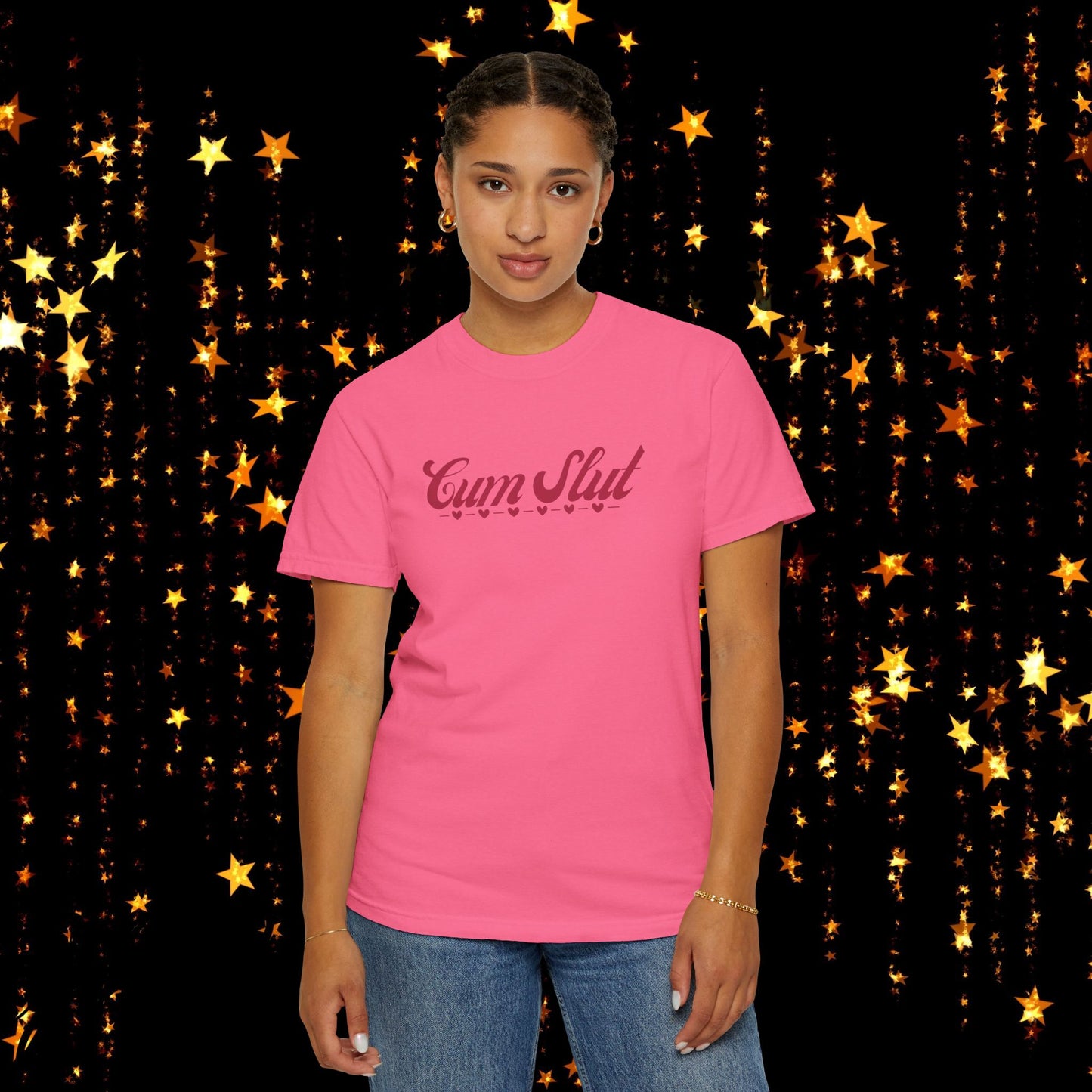 C*m Slut Funny T-Shirt | Offensive Adult Humor Tee | NSFW Party Girl Gift