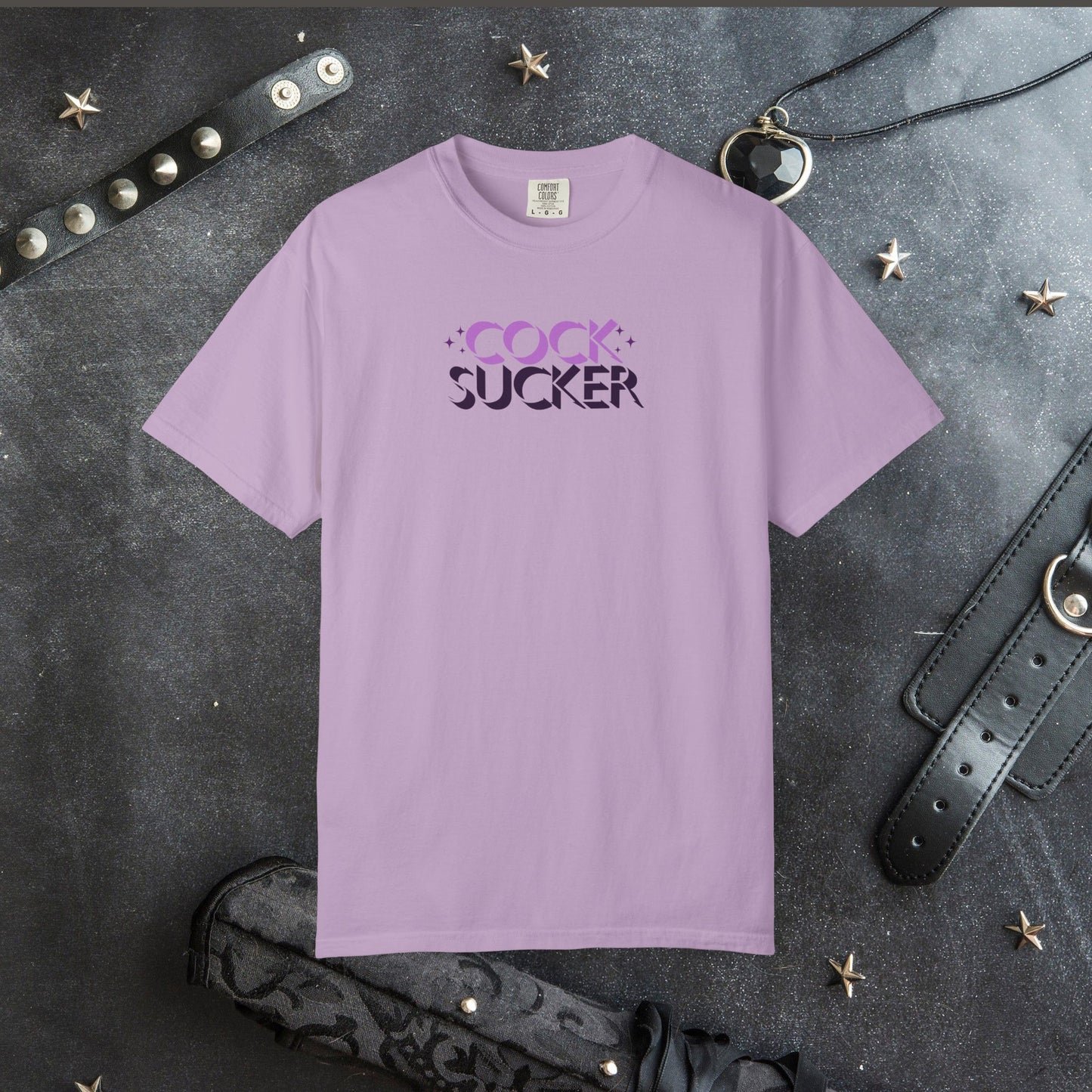 Naughty Girl Sex T-Shirt – Sexy Offensive Ladies Comfort Colors C0ck Sucker Tee, Hot Wife NSFW Shirt