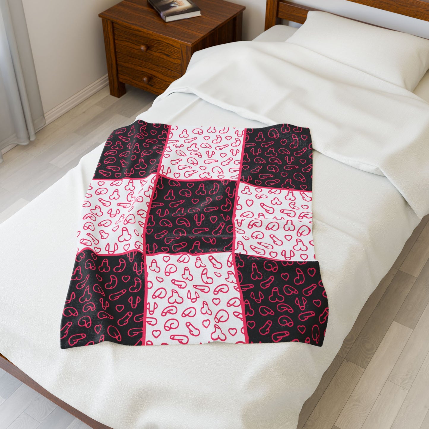 Penis Blanket – Naughty Fun Gag Gift Willy Throw, Adult Humor D*ck Blanket