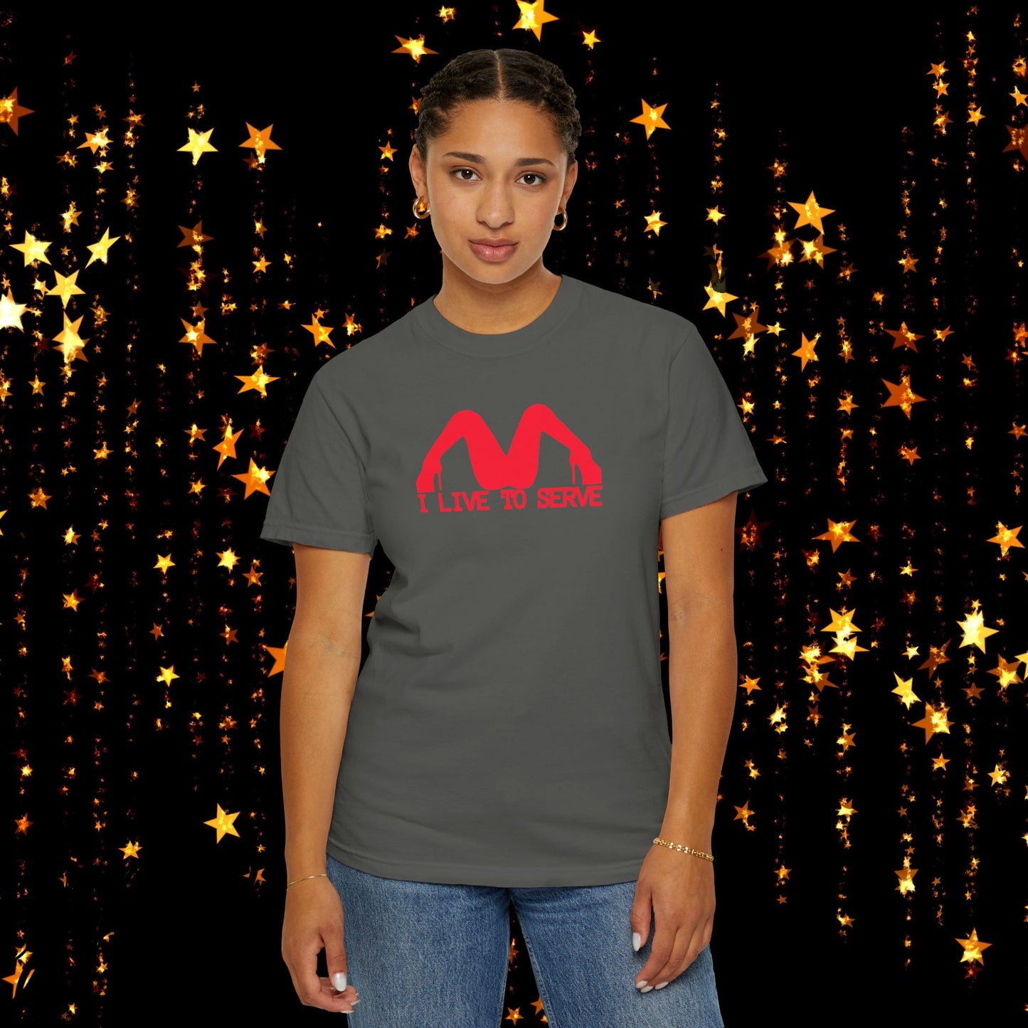I Live to Serve Shirt – Naughty Sub Rebel Tee for Sassy Kinky Women