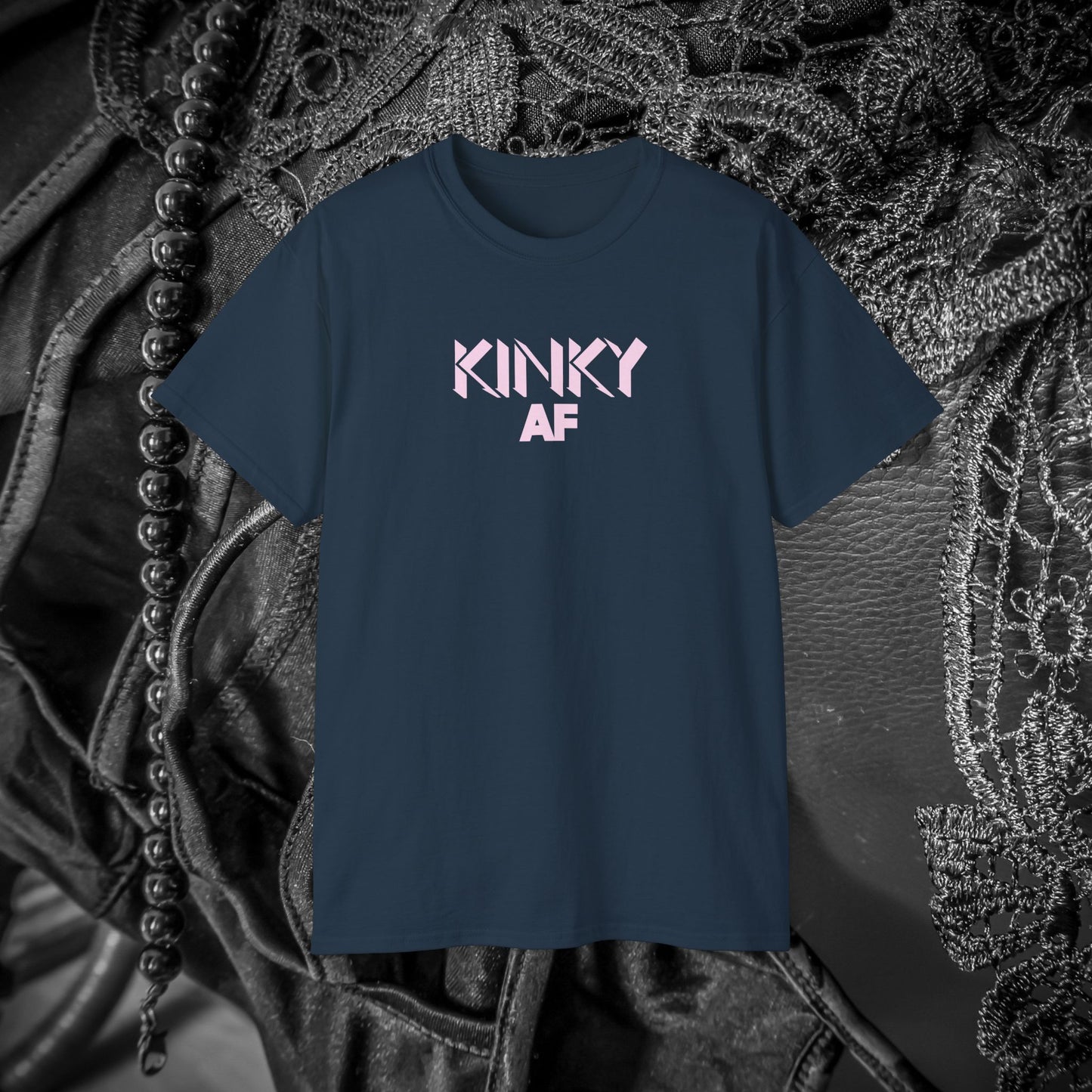Kinky AF Unisex Tee, Naughty Wife Gift, Dirty Girl Shirt, Kinky Gift, Hot Wife T-Shirt, Sexy Shirt, Adult Humor Tee