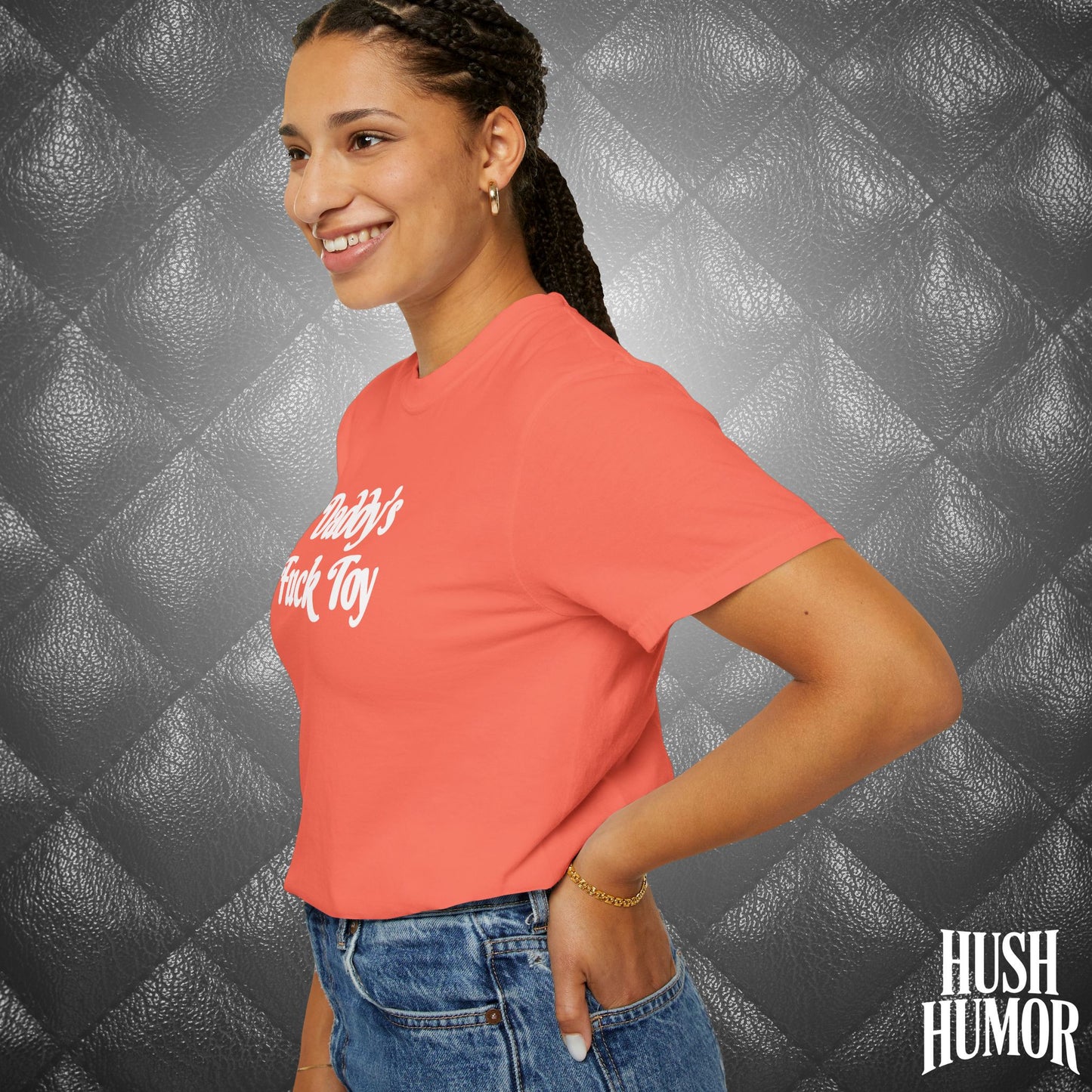 Daddy’s F*ck Toy Shirt – Kinky Submissive Apparel for Women, Hot Wife Sex Party Tee, Risqué Adult Shirt, NSFW Trendy BDSM Clothing