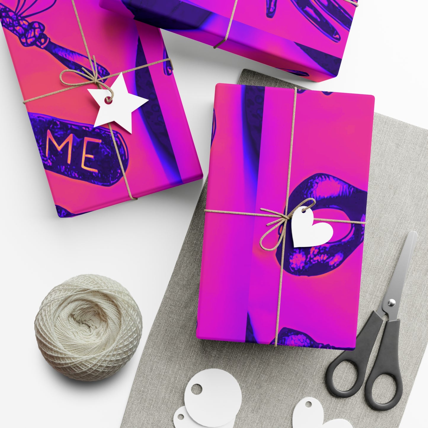 BDSM Themed Gift Wrap Papers, Sumissive gift wrap for doms approval special occasion gift wrap