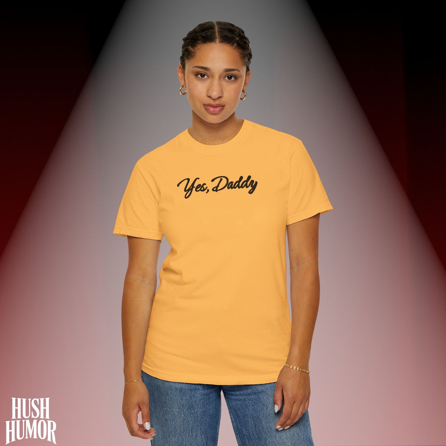 Yes Daddy Shirt – Submissive Wife T-Shirt, Naughty BDSM Graphic Tee for Women, NSFW Dirty Sex Shirt, Offensive Inappropriate Couple Party Shirt
